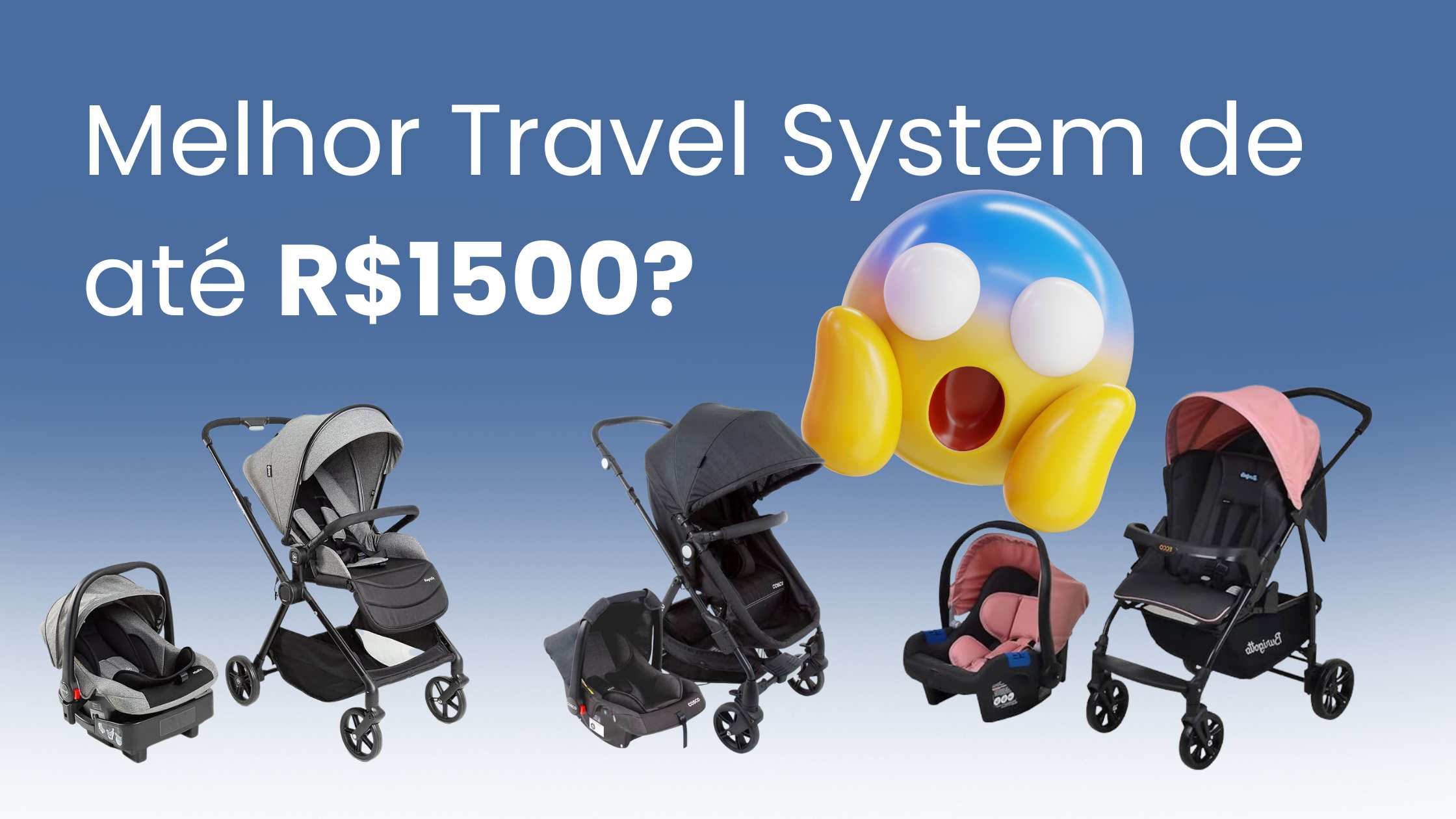 Carrinho de bebê com bebê conforto por até R$1500 (1)